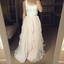 Hochzeitsanzug mit schmuckweste oder festliche garderobe, wie smoking, frack im individuellen stil. Blush Chiffon Wedding Skirt Made To Order Wedding Skirt Gowns Dresses