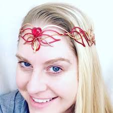 Red Wire Tiara