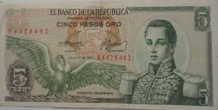 Billete De 5 Pesos Oro Colombia A Cop 4000 En Preciolandia Colombia 6q6k9a Billetes Colombianos Billetes Billete De 5
