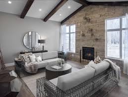 Vaulted Ceilings Add To That Wow Factor Of A Showstopping Great Room Pictured Here The Lake Louise Model Home In Stillwate New Home Builders New Homes Home