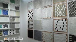 Make sure to paint grout as well. Foshan Painting Mosaic 3d Inkjet Backsplash Decorative Strip Kitchen And Bathroom Wall Floor Glass Mosaic G655165 B China Glass Mosaic Mosaic Tile Made In China Com