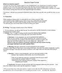 With the help of these simple rules, you will learn how to write a reaction paper. How To Write A Reaction Paper Examples Samples At Kingessays C