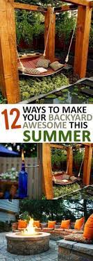 12 Ways To Make Your Backyard Awesome This Summer Sunlit Spaces Diy Home Decor Holiday And More Backyard Hammock Diy Backyard Backyard