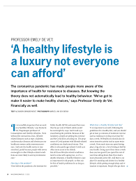 By taking small steps toward living a healthy life, like making healthy food choices, being physically active on a regular basis, maintaining a healthy body weight, giving your body the gift good sleep, and not using tobacco products, the s. 2