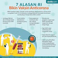 10 tahun 2021, vaksinasi mandiri ini bisa dilakukan di fasilitas pelayanan kesehatan (fasyankes) swasta. 7 Alasan Ri Bikin Sendiri Vaksin Covid 19