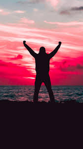 Best sunset wallpaper, desktop background for any computer, laptop, tablet and phone. Silhouette Man Sunset Beach 4k Ultra Hd Mobile Wallpaper