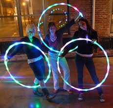 Buy Led Hula Hoop Hula Hoop For Kids Adults Led Glow Light Up Hula Hoops 36 Inch 24 Colourful Strobing And Changing Leds Light Rainbow Spinning Kids Girl Outdoor Indoor Light Up Sport Toys Gifts Rose