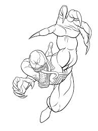coloring pages venom printable for kids adults free