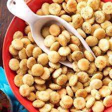 Pizza Oyster Crackers Recipe Oyster Crackers Recipe Easy Snacks Cracker Recipes