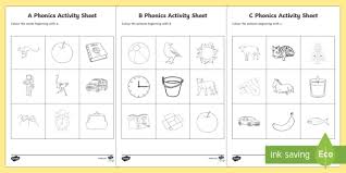 Free printable worksheets for teachers, tutors, and homeschooling parents. Reception Phonics Worksheets Colouring Resource Pack