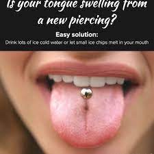 Is Your Tongue Swelling From A New Piercing Tongue Piercing Tongue Piercing Jewelry Mouth Piercings