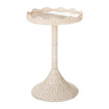 Please include phone number with your order. Sloane Scalloped Side Table Amanda Lindroth