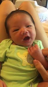 Tats how a 7 days old boy plays with...