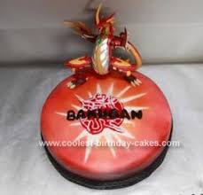 Coolest 6th Birthday Bakugan Cake Homemade Birthday Cakes Cake Decorating Patterns Cool Birthday Cakes