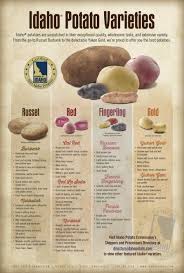 Idaho Potato Wall Chart Simplifies Selection Idaho Potato