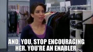 YARN | And, you, stop encouraging her. You're an enabler. | 30 Rock (2006)  - S01E04 Jack the Writer | Video gifs by quotes | 1baa2abe | 紗
