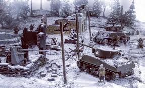 Curial town in the battle of the bulge, the last major german offensive of wwii on the western front. Italeri Bastogne December 1944 Battle Set