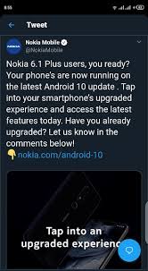 In android 10, and you will have to resort to another unlock method. Nokia 6 1 Plus Android 10 Update Arrives With December Security Patch