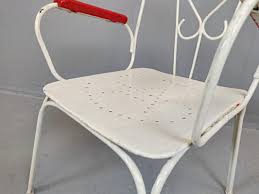 Stylish yet tough and durable enough to withstand the british climate, these functional sleek sets come in a variety of designs and sizes to suit any given space. Vintage Metal Garden Chairs Set Of 4 For Sale At Pamono