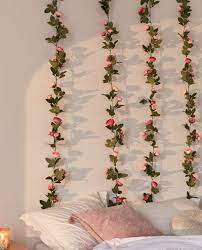 Rose Vine Garland Urban Outfitters Floral Room Flower Room Flower Bedroom