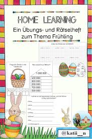 Dazu gehören die vermittlung des alphabetes. Ubungsheft Zum Thema Fruhling Unterrichtsmaterial In Den Fachern Deutsch Englisch Mathematik Mathematik Ubungsheft Thema