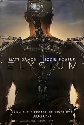 ELYSIUM Original One Sheet Movie Poster - 2013 - MATT DAMON | eBay