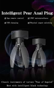 Intimate™ Anal Plug Ass Lock App Remote Control Locking Anal Butt P...