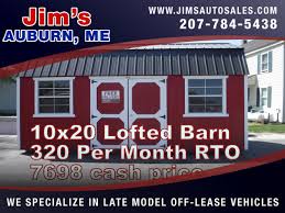 No credit check, pay as you go. Used 2021 Old Hickory Buildings Barn For Sale In Auburn Me 04210 Jim S Auto Sales