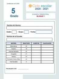 On this page you can read or download mda 5 grado contestado in pdf format. Examen Trimestral Bloque 1 Quinto Grado 2020 2021 Ciclo Escolar Centro De Descargas