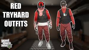 Check spelling or type a new query. 2 Red Tryhard Outfits Gta 5 Online Youtube