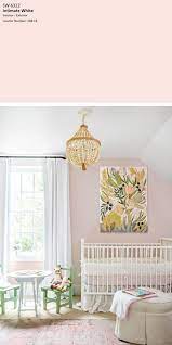 Get design inspiration for what you'll need. Sherwin Williams Intimate White Pink Nursery Walls Baby Room Decor Girl Room