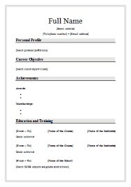 Then simply download your cv template in microsoft word format. 18 Cv Templates Cv Template Word Downloads Tips Cv Plaza