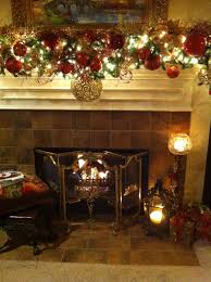 Working On My Christmas Mantle Decorations Tonight Love All The Ideas On Pinterest Christmas Fireplace Christmas Fireplace Decor Christmas Decorations