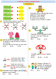 2 Sinif 2 Donem Deneme Sinavi Matematik 2 Sinif Matematik Ucuncu Sinif