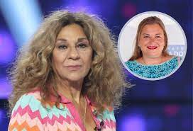 Lolita Flores casi se desmaya al enterarse en directo de la muerte de  Caritina Goyanes