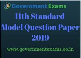 11th Model Question Paper All Subjects Question Papers Pdf