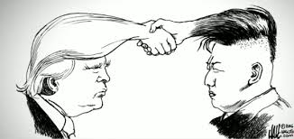 Image result for trump kim hair