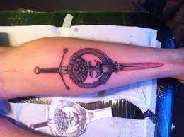 Highland Family Clan Crest Hamilton Crest Tattoo Family Crest Tattoo Tattoos