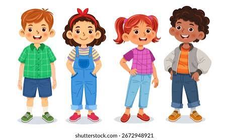 162,056 Kid Standing Cartoon Royalty-Free Images, Stock Photos & Pictures |  Shutterstock