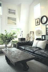 Kathleen Clements Design Living Rooms Black Sofa Living Room Designs Industrial Style Living Room Black Leather Sofas