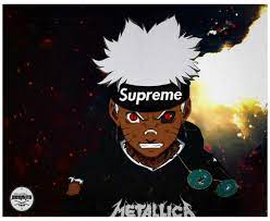 Naruto Supreme Hoodie Black Naruto Naruto Art Naruto Supreme Naruto Fan Art