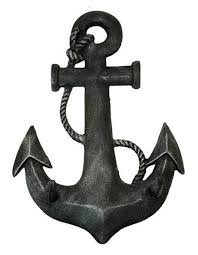 Large Cast Iron Boat Anchor 0170j 05454 Boat Anchor Anchor Decor Anchor Wall Decor