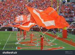 Clemson Sc Sept 11 Clemson Cheerleaders Stock Photo 97167449