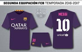 Fc barcelone maillot 2020/2021 neuf authentique lionel messi. Fc Barcelone Premier Prototype Du Futur Maillot Violet Exterieur 2016 2017