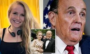 A tooty giuliani's witnesses include cecily strong as crazy blonde, nicole kidman's undoing character. Avoid Hair Dye Whining And Lying Rudy Giuliani S Daughter Offers Her Dad Some Self Care Tips Daily Mail Online