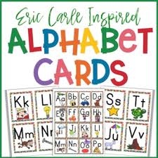 They eliminate the need to carry around cash or checks. Eric Carle Inspired Alphabet Flashcards Word Wall Letters Alphabet Chart Too Teaching In Blue Jeans