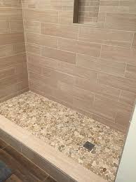 Sliced Java Tan Pebble Tile In 2019 Bathroom Pebble Tile Shower Floor Pebble Floor