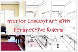 Concept art is a form of illustration used to convey an idea for use in films, video games, animation, comic books, or other media before it is put into the final product. Interior Concept Art With Perspective Rulers Yampuff S Clipstudio Tutorials 1 By Yampuff Clip Studio Tips