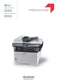 Kyocera Ecosys M2030dn Operation Manual Pdf Download Manualslib