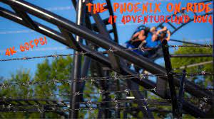The Phoenix On Ride At Adventureland Iowa 4k 60fps Youtube